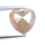 1.02 carat natural loose heart cut pink peach diamond fancy color stone for custom jewelry