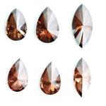 Brown Pear and Marquise Cut Lab Grown Diamonds, Fancy CVD Loose Diamonds for Engagement Rings and Fine Jewelry Design