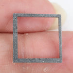 luxury grey lab grown rough diamond with exceptional clarity potential