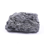 Round black moissanite loose stone with high polish and deep black color