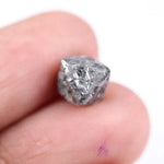 natural rough diamond showing diamond cleavage and raw diamond appearance grey rough diamond