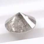 1.38 Ct round lab grown diamond with unique natural look, brilliant sparkle loose diamond for custom jewelry making and engagement designs