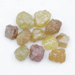 yellow brown and orange colour sell rough diamonds online rough uncut diamonds