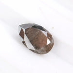 1.10 Ct rare brown pear cut natural diamond with rich earthy color and elegant teardrop shape for exclusive luxury jewelry