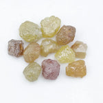yellow brown and orange colour sell rough diamonds online rough uncut diamonds
