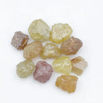 yellow brown and orange colour sell rough diamonds online rough uncut diamonds