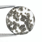 High-quality lab-grown diamond featuring a stunning black and white patterned design, symbolizing eco-friendly elegance and sustainable luxury.