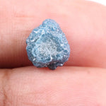 2.18 Ct natural rough blue diamond loose uncut irregular shape diamond for jewelry making.