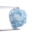 2.18 Ct natural rough blue diamond loose uncut irregular shape diamond for jewelry making.