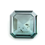 blue color sparkling diamond rings round style