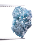2.56 Ct uncut natural blue rough diamond loose irregular shape diamond for custom jewelry.
