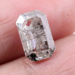 2.90 Ct emerald cut lab grown brown diamond, fancy loose diamond with elegant facets for handmade ring and custom jewelry designs