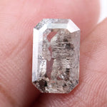 2.90 Ct emerald cut lab grown brown diamond, fancy loose diamond with elegant facets for handmade ring and custom jewelry designs