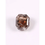 0.43 Ct Asscher Cut Brown Fancy Natural Earth Mined Loose Diamond for Custom Rings and Fine Jewelry
