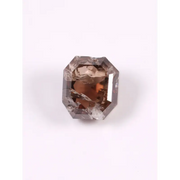 0.43 Ct Asscher Cut Brown Fancy Natural Earth Mined Loose Diamond for Custom Rings and Fine Jewelry