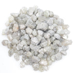 grey white natural diamonds with raw irregular surfaces for jewelry design