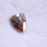 0.71 Ct natural red trilliant cut diamond, rustic loose geometric diamond for custom jewelry