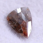 0.71 Ct natural red trilliant cut diamond, rustic loose geometric diamond for custom jewelry
