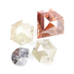 Natural mix lot mix colour natural diamonds with assorted shapes earth mined loose diamonds