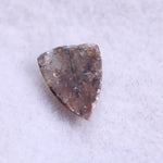 0.71 Ct natural red trilliant cut diamond, rustic loose geometric diamond for custom jewelry