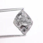 Gray diamond necklace showcasing certified loose diamonds