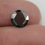 blue color elegant engagement rings diamond round