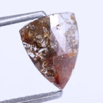 0.71 Ct natural red trilliant cut diamond, rustic loose geometric diamond for custom jewelry