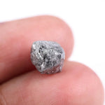 Gray diamond necklace showcasing certified loose diamonds