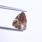 0.71 Ct natural red trilliant cut diamond, rustic loose geometric diamond for custom jewelry
