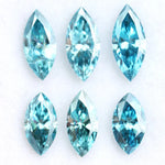 Fancy blue marquise lab grown diamond loose stone for jewelry making, ideal for engagement rings, pendants, earrings and custom fine jewelry design.
