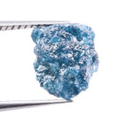 2.68 Ct raw blue uncut rough diamond earth-mined diamond for custom jewelry making.