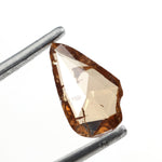 brown color stunning 0.77 carat lab grown diamond