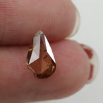 brown color stunning 0.77 carat lab grown diamond
