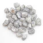 grey white diamond with a natural uneven surface for handmade jewelry creations