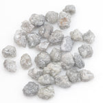 grey white diamond with a natural uneven surface for handmade jewelry creations