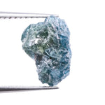 2.77 Ct raw blue uncut rough diamond, natural loose conflict-free earth-mined diamond for custom jewelry making.