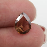 brown colour 1.18 carat diamond ring lab grown