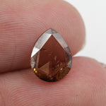brown colour 1.18 carat diamond ring lab grown