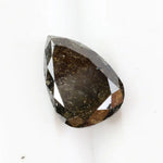 0.86 ct natural pear shape brown diamond loose gemstone for custom ring design elegant fine jewelry stone