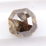 1.50 carat natural loose asscher cut brown diamond fancy color stone for custom engagement ring