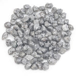 fancy grey natural diamond with an uncut rough texture for jewelry design