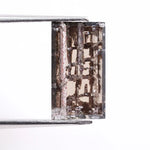 2.99 Ct Baguette Cut Brown Lab Grown Diamond Fancy Color Loose Stone with Elegant Step Facets for Custom Ring Jewelry