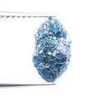 2.10 Ct Blue Colored Diamond Natural Loose Uncut Raw Diamond Use For Jewerly