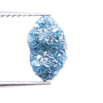 2.10 Ct Blue Colored Diamond Natural Loose Uncut Raw Diamond Use For Jewerly
