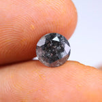 3 carat solitaire round diamond ring with salt and pepper diamond loose, round cut diamond rings, loose pear diamonds, black faceted diamond