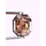 0.43 Ct Asscher Cut Brown Fancy Natural Earth Mined Loose Diamond for Custom Rings and Fine Jewelry