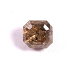 0.43 Ct Asscher Cut Brown Fancy Natural Earth Mined Loose Diamond for Custom Engagement Rings.