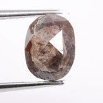 1.68 carat natural oval cut brown diamond loose fancy color stone for custom engagement ring setting