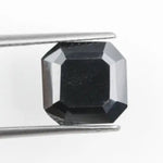 black colour diamond 3ct natural diamond price radiant cut ring