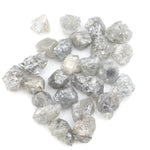 grey earth mined loose diamond in natural rough form for wedding jewelry designs